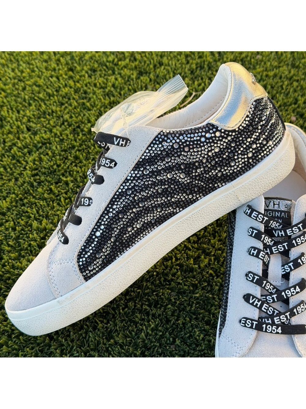 Vintage Havana Flair Slip On Sneakers Gray Suede Animal Print Size 8 - Picture 12 of 12